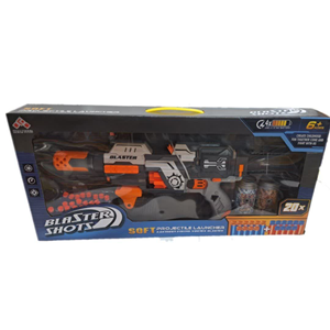تفنگ اسباب بازی مسلسل باتری خور BLASTER SHOTS-اسباب بازی
